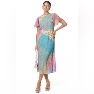 FINAL PRICE DROP! NWT Never fully dress mixed paisley dress size 6